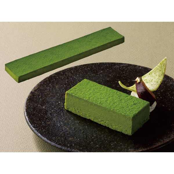 味の素冷凍食品）フリーカットケーキ 抹茶テリーヌ（宇治抹茶使用）　485g（カットなし）