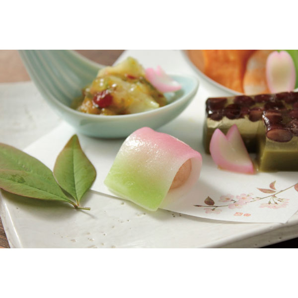 【売尽し】富士製菓）落とし文［春の三色］15個　210g（15個入）
