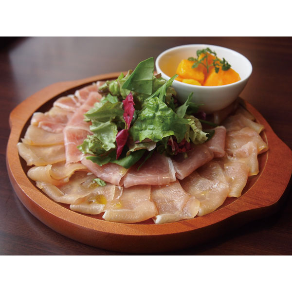 【売尽し】EverFood）九州産鶏生ハム（スライス） 　100g