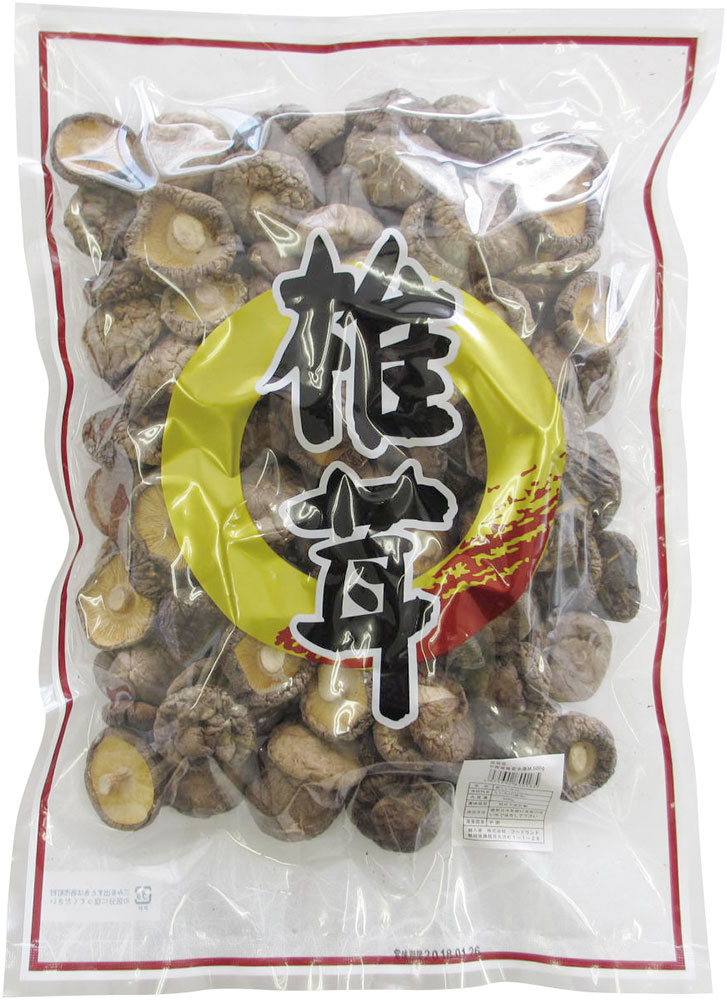 【新商品】フードランド）中国産椎茸中厚M 　500g（約300枚入）