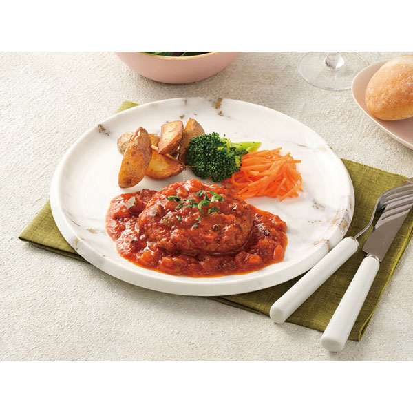 【9月・10月月間特売】エム・シーシー食品）トマトソースdeハンバーグ　165g（固形量：100g）