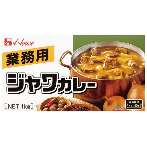 ハウスギャバン）ジャワカレー　1kg（固形）