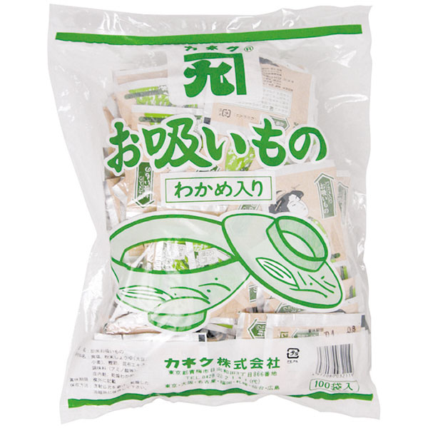 カネク）お吸いもの（わかめ入）　約3g×100食入