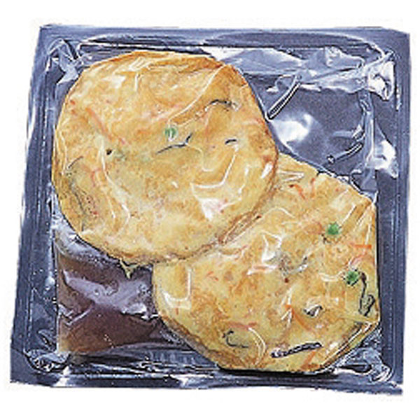ケーオー産業）かに玉（2人前）　150g×2枚入＋タレ100g