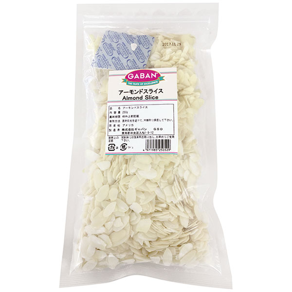 ギャバン）アーモンドスライス　250g