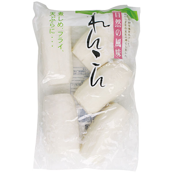 長山フーズ）水煮 蓮根ホール　1kg（約200g×5本入）