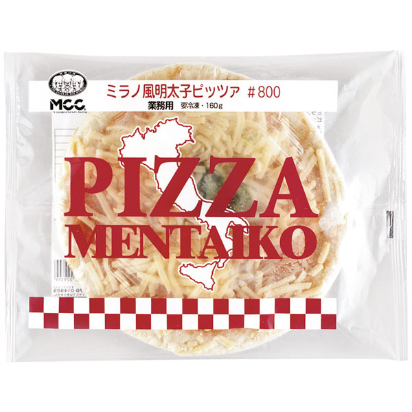 ミラノ風明太子ピッツァ ＃800　1枚160g