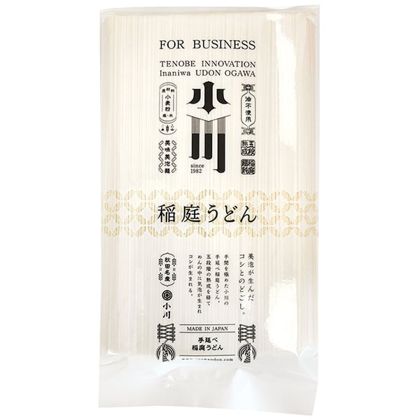 稲庭うどん 小川）稲庭うどん（業務用）　1kg