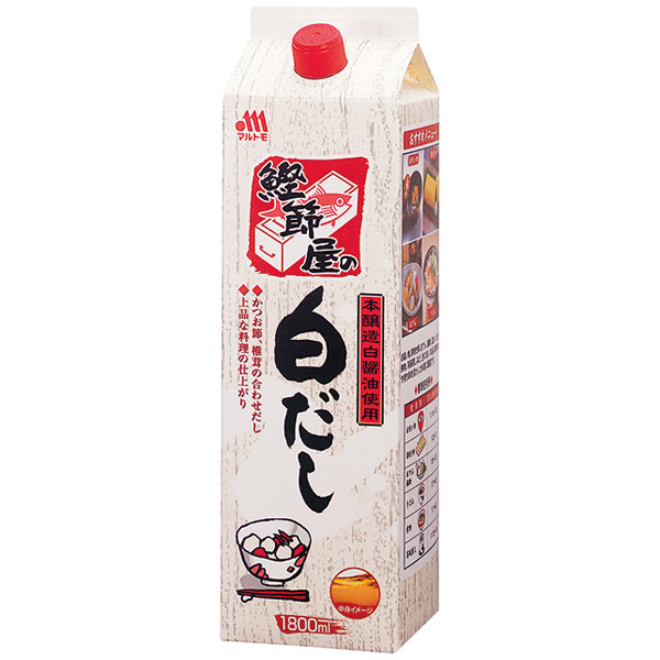 マルトモ）鰹節屋の白だし　1.8L