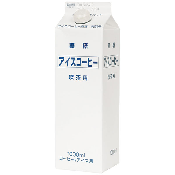 ティーランド）アイスコーヒー無糖　1L