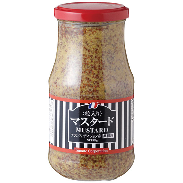 トマトコーポレーション）業務用粒入りマスタード　420gビン