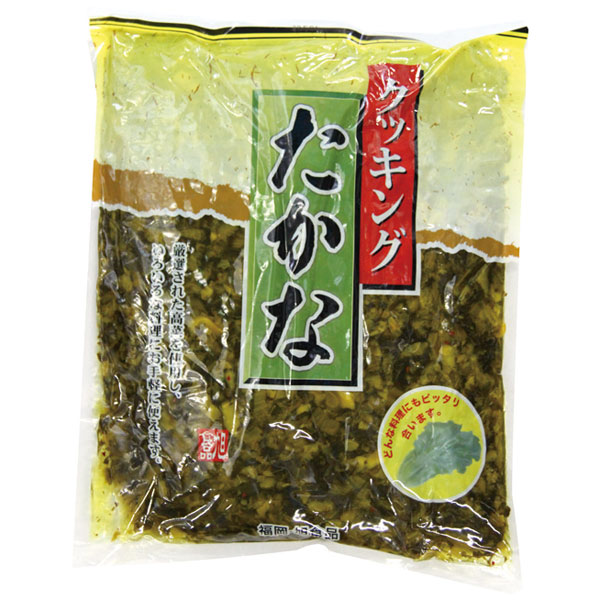 【在庫処分】旭食品）クッキング高菜（刻み）　1kg（固形800g）