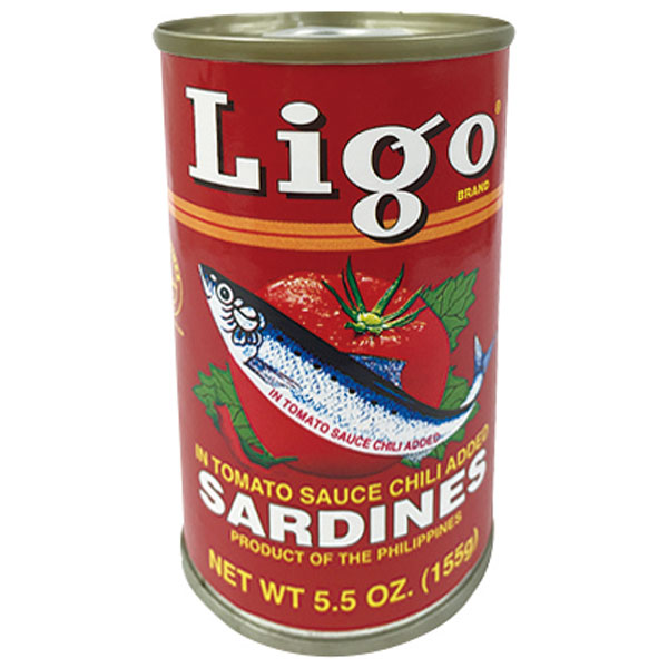 リゴー）いわしのトマト煮（唐辛子入り）　155g缶（固形量：75g、内容総量：155g）
