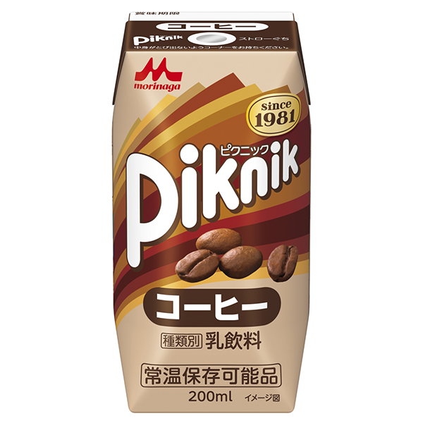 【新商品】森永乳業）ピクニック　コーヒー（プリズマ）（２００ｍｌ）