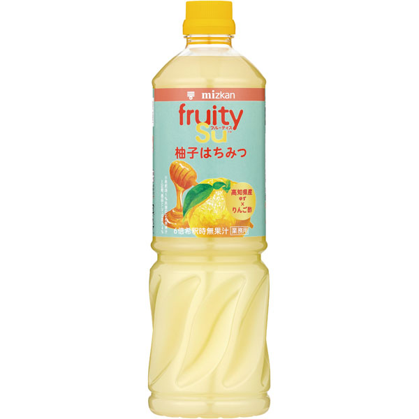 【新商品】Mizkan）業務用フルーティス りんご酢柚子はちみつ（6倍濃縮）1000ml