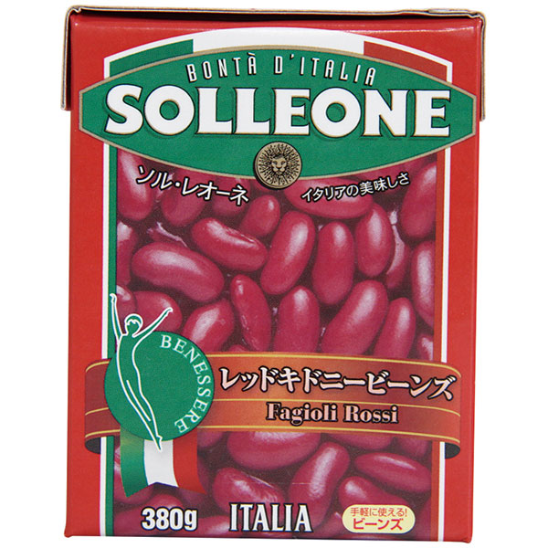 日欧商事）ソル・レオーネ　レッドキドニービーンズ　380g（固形230g）