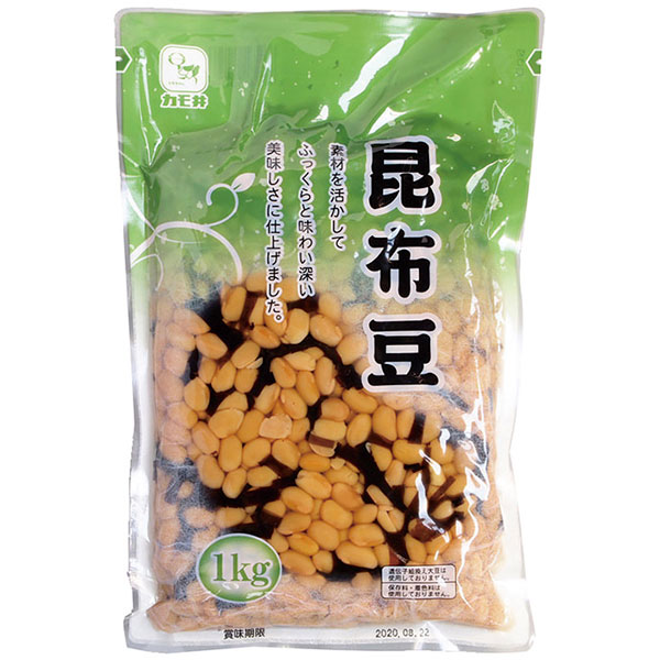 カモ井食品）昆布豆　1kg