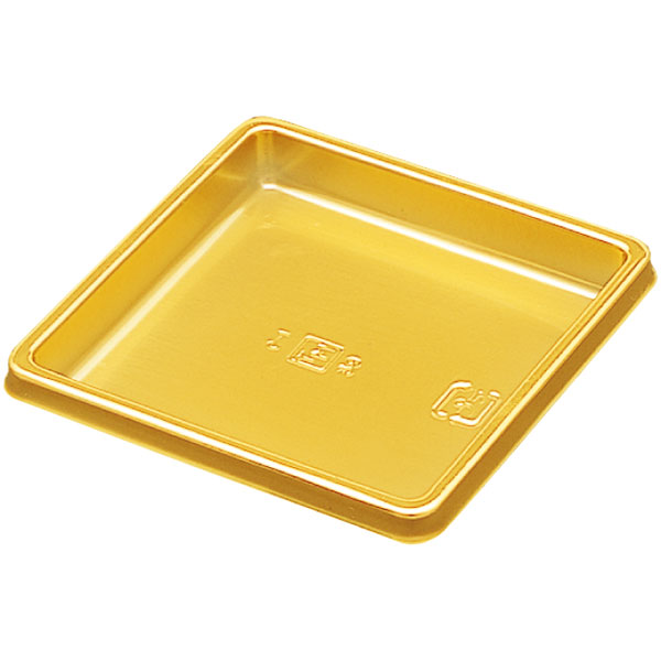 Ｃ－２トレー　正角　ゴールド　１００枚入