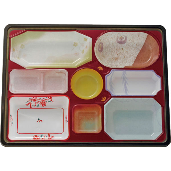 ＴＳ－ＢＯＸ１４０　味彩ごぜんボックス　中仕切　柄付　２０枚入　（別売　本体あり）
