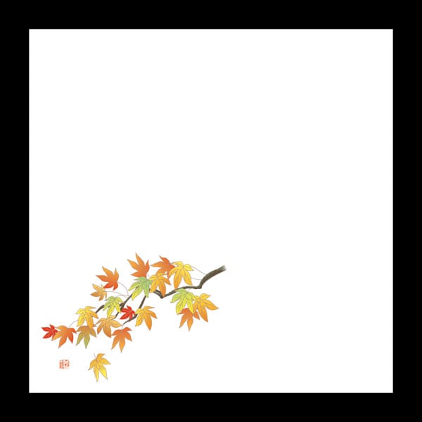 耐油天紙　４寸　紅葉（９～１１月）　１００枚