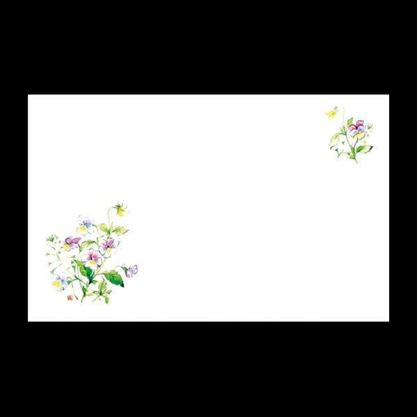 テーブルマット尺３＃２０２　三色すみれ　１００枚入