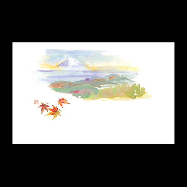 テーブルマット尺３＃２７３　甘利山からの富士山　１００枚入