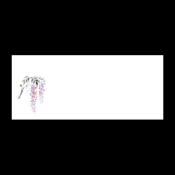 テーブルマットおてもと＃３２１７　藤　１００枚入