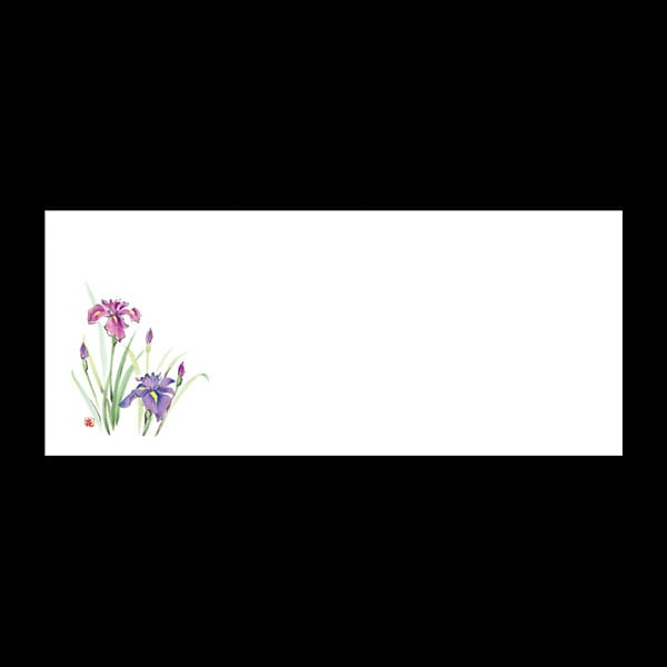 テーブルマットおてもと＃３２１８　しょうぶ　１００枚入
