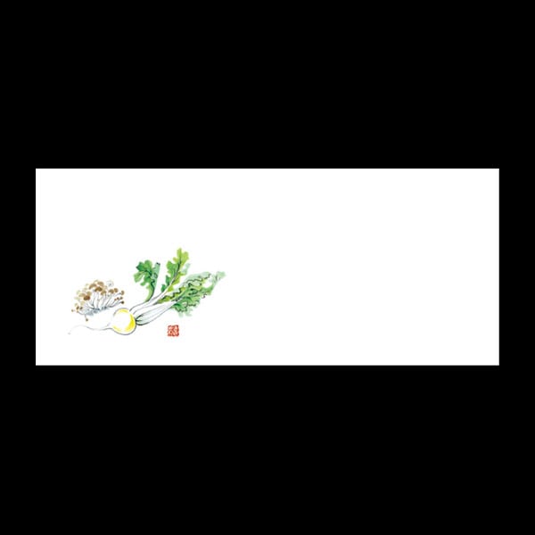 テーブルマットおてもと＃３２２６　かぶ　１００枚入