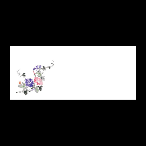 テーブルマットおてもと＃３２３４　朝顔　１００枚入