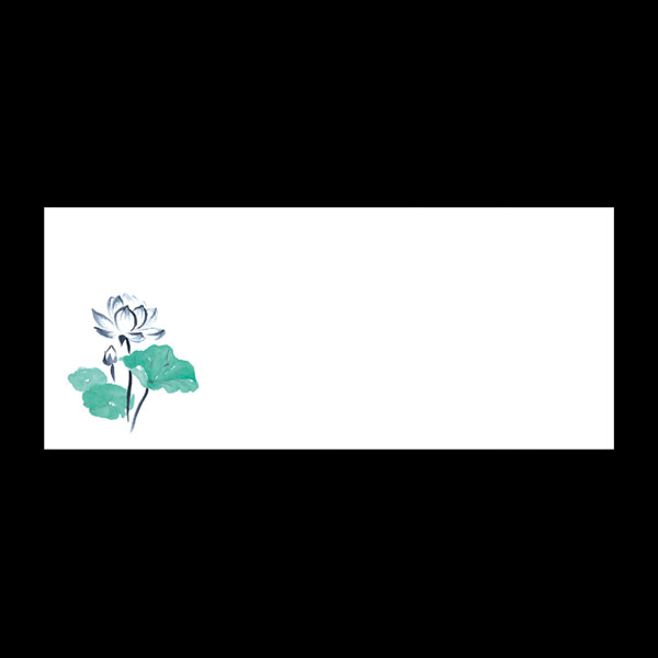 テーブルマットおてもと＃３２５３　はす　１００枚入