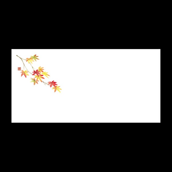 箸置きマット＃４２２４　紅葉　１００枚入
