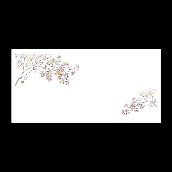 箸置きマット＃４２５９　桜　１００枚入