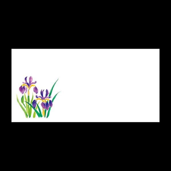 箸置きマット＃４２６８　あやめ　１００枚入