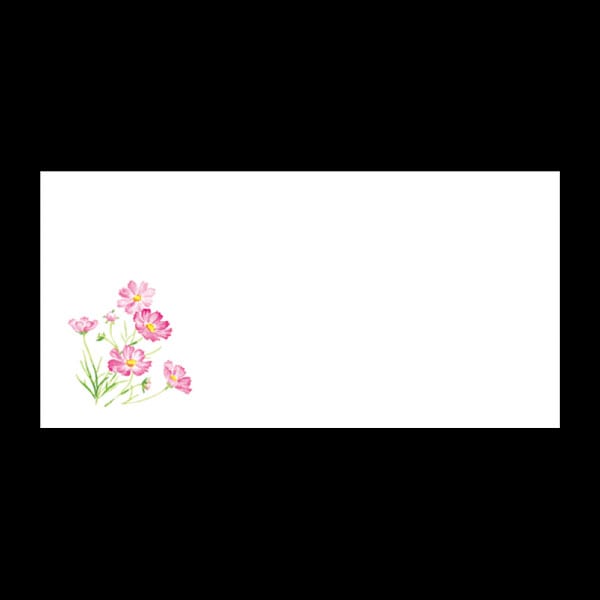 箸置きマット＃４２７９　秋桜　１００枚入