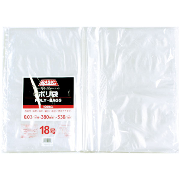Ｂａｓｉｃ　ＰＥ　１８号　１００枚袋入　【ＰＢ】（Ｙ０１９４０１へ）