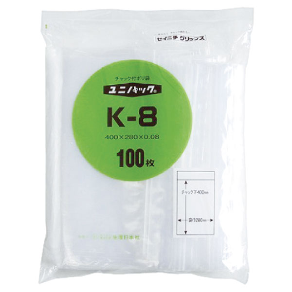 ユニパック　Ｋ－８　１００枚入