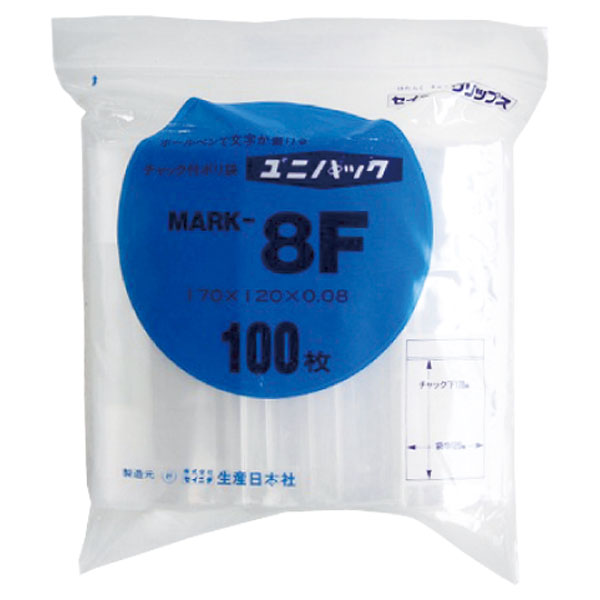 ユニパック　ＭＡＲＫ－８Ｆ　１００枚入