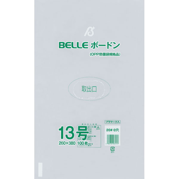 ２０＃　ＢＥＬＬＥボードン１３号　０穴　１００枚入