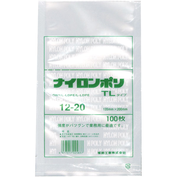 ナイロンポリ　ＴＬタイプ　１２－２０　１００枚入