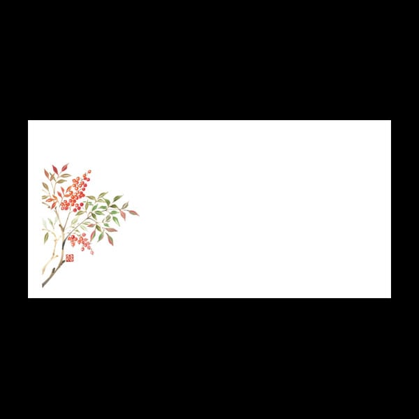 箸置きマット＃４２５７　南天　１００枚入