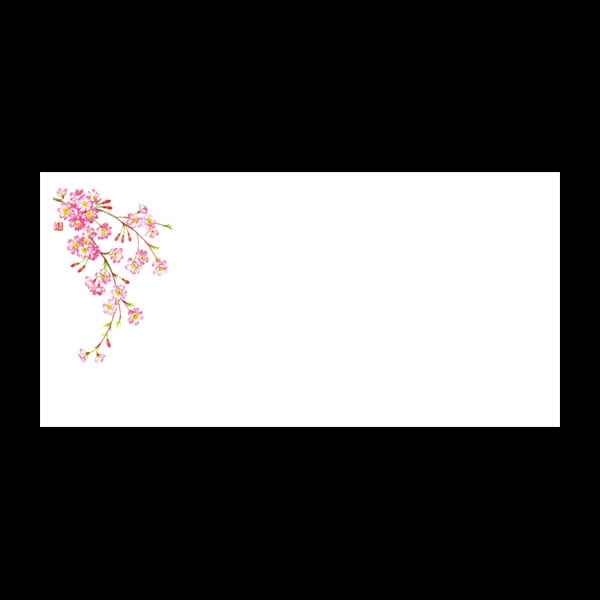 箸置きマット＃４４５６　しだれ桜　１００枚入