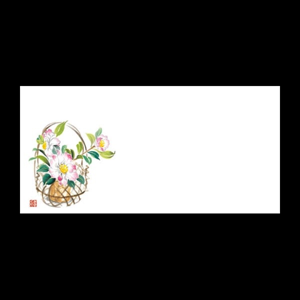 箸置きマット＃４２８８　さざんかしぼり　１００枚入