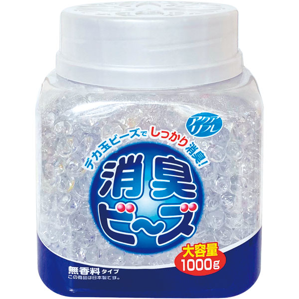 アクアリフレ　消臭ビーズ容器入り　無香料タイプ　１０００ｇ