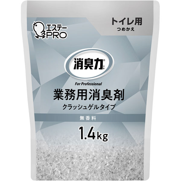 消臭力　業務用　クラッシュゲルタイプ　トイレ用　つめかえ　１．４Ｋｇ　無香料