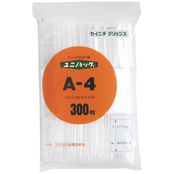 新ユニパック　Ａ－４　１００枚入