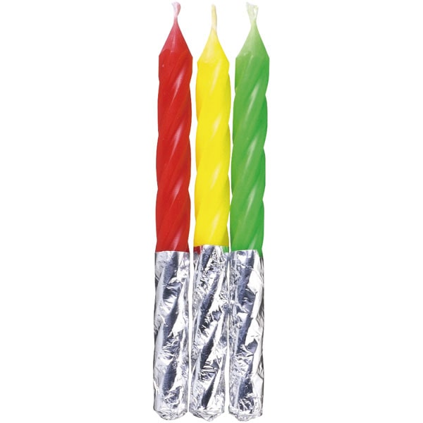 １６０８　３　１／２　３本ラセンローソクＫ　８．７５ｃｍ（Ｌ）１００袋入　１００袋入
