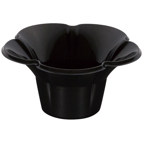 サンナップ　ミニフルールカップＮＥＲＯ（黒）　８０枚入