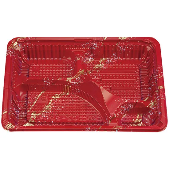 弁当容器　ＣＺ－２２１－１（Ｎ）　本体　雪緒　５０枚入【蓋　別売り】