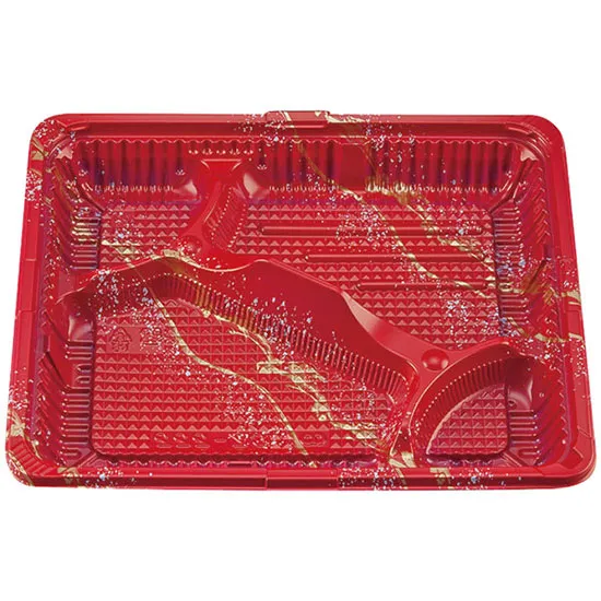 弁当容器　ＣＺ－２２２（Ｎ）　本体　雪緒　５０枚入【蓋　別売り】